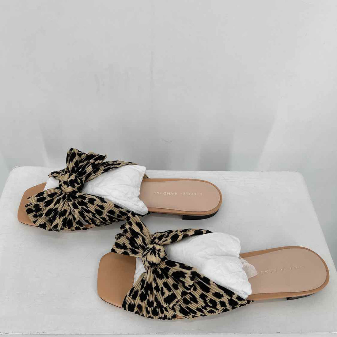 Loeffler Randall Women Size 9.5 Leopard New Sandals