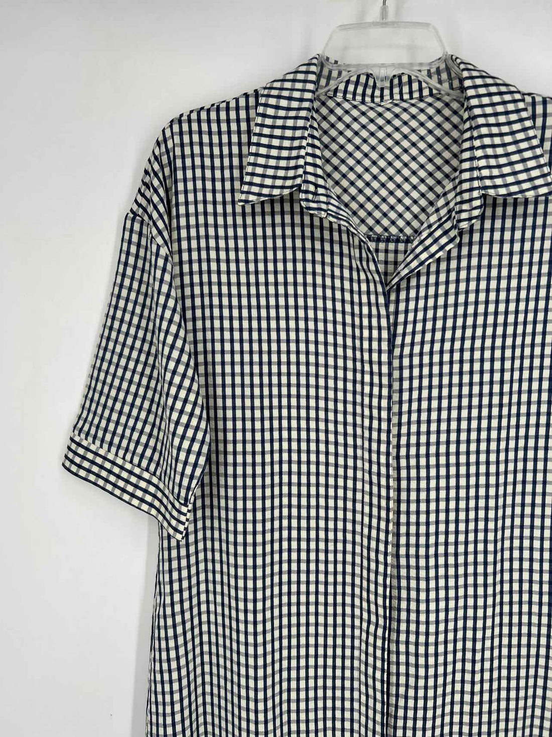 No Brand Name Size S beige & navy gingham Dress