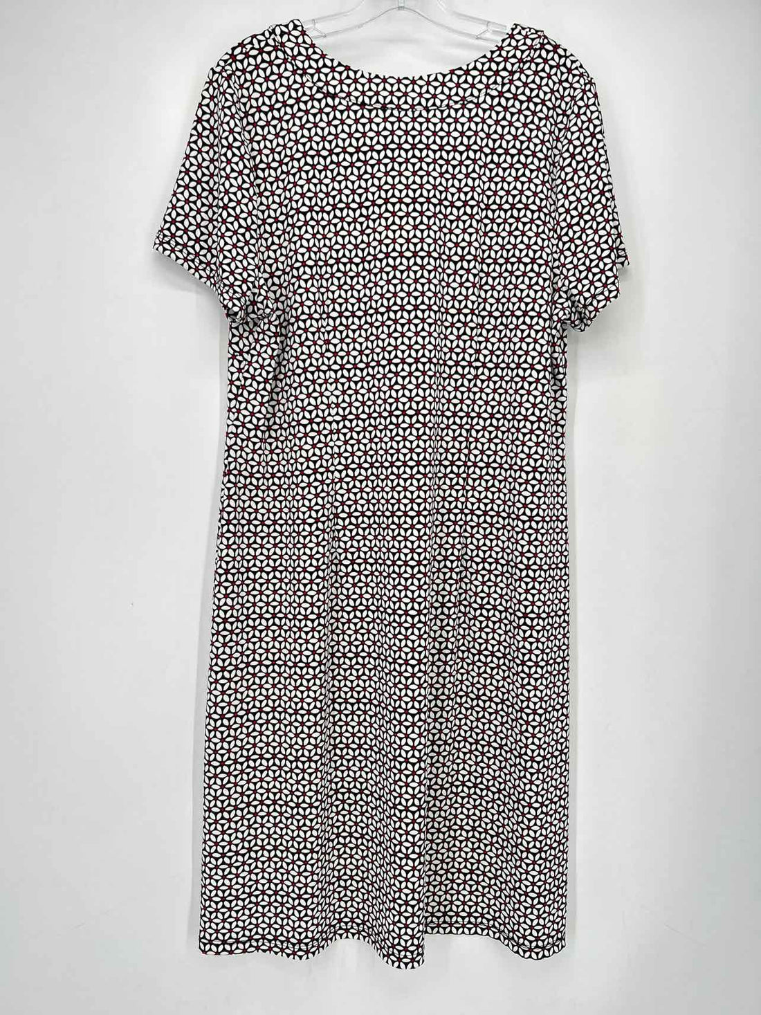 Talbots Size X/XL Black Floral Dress