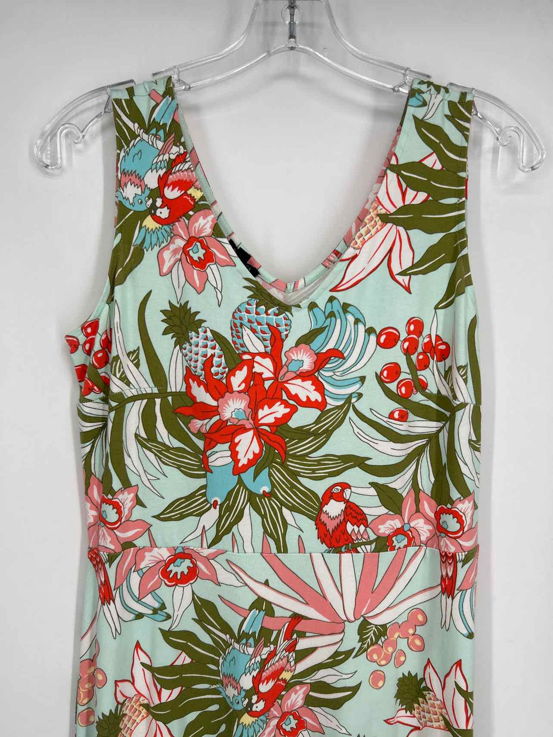 Talbots Size SP Mint Print Sleeveless Dress