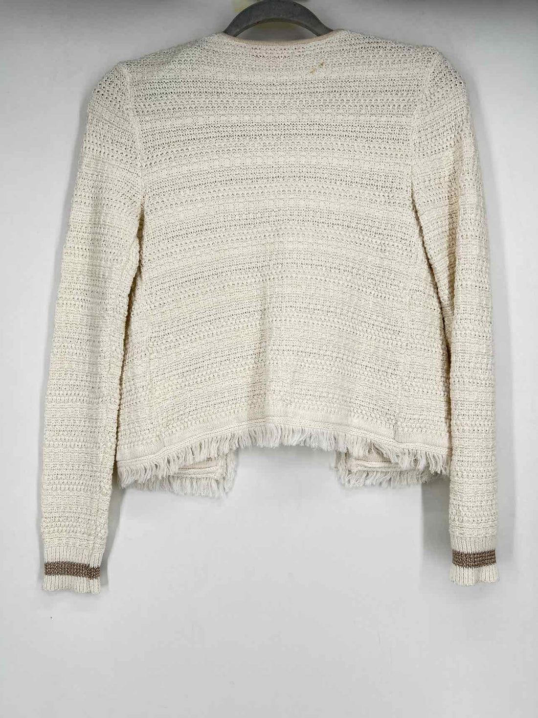 Lilly Pulitzer XXS White & Gold Shimmer Lilly Pulitzer Cardigan