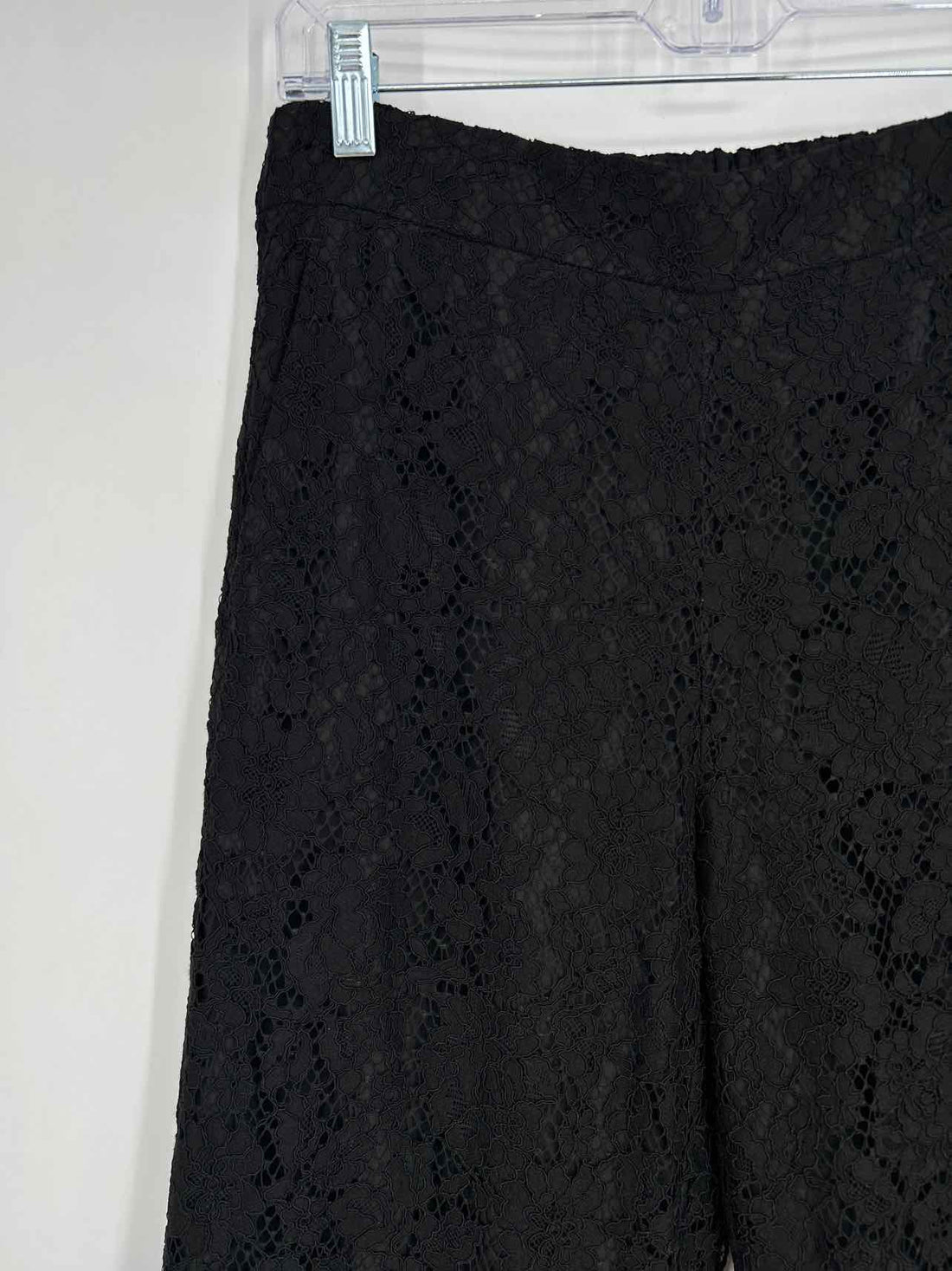 J Crew Size 6 Black Lace Pants
