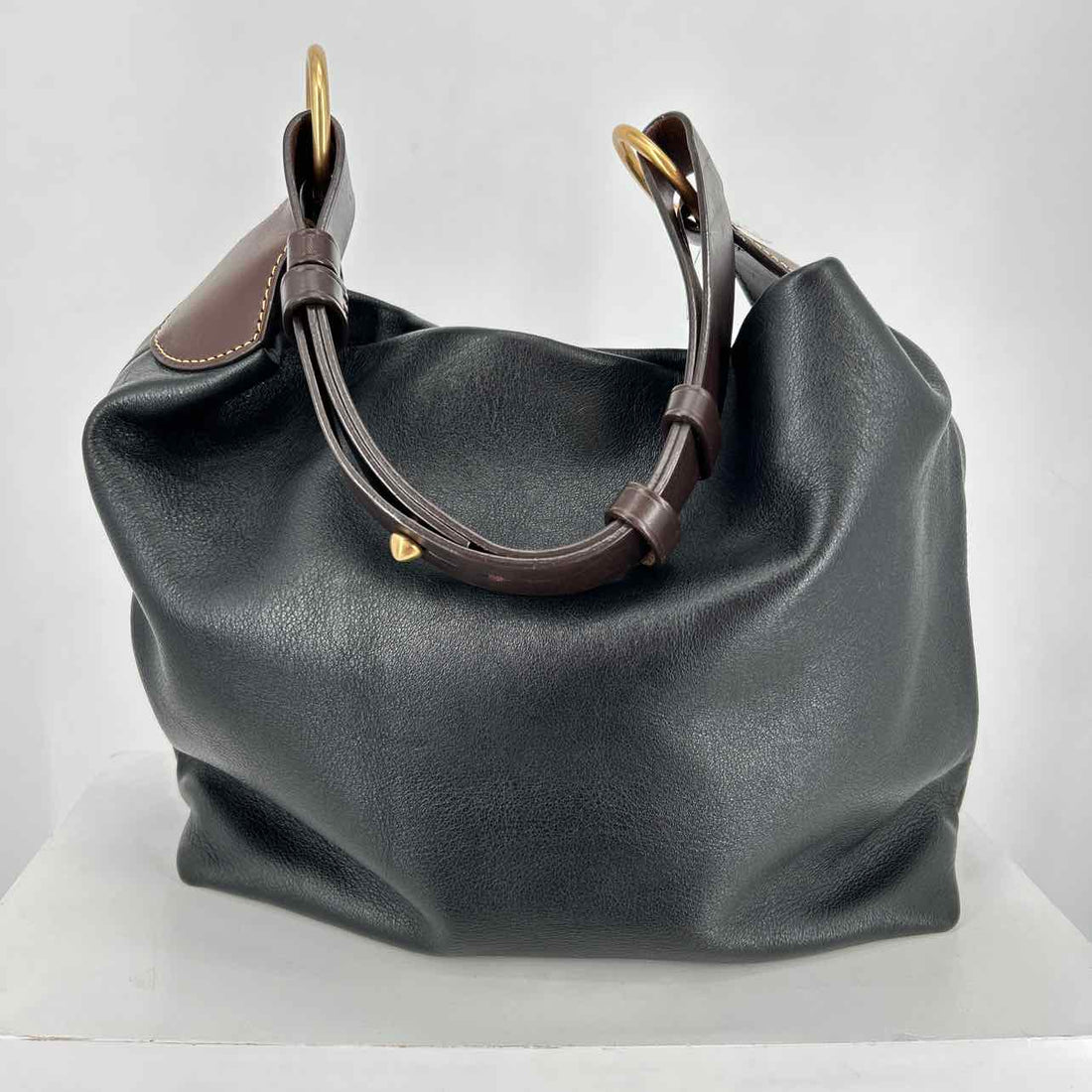 Dooney & Bourke Black Pebbled Leather Shoulder