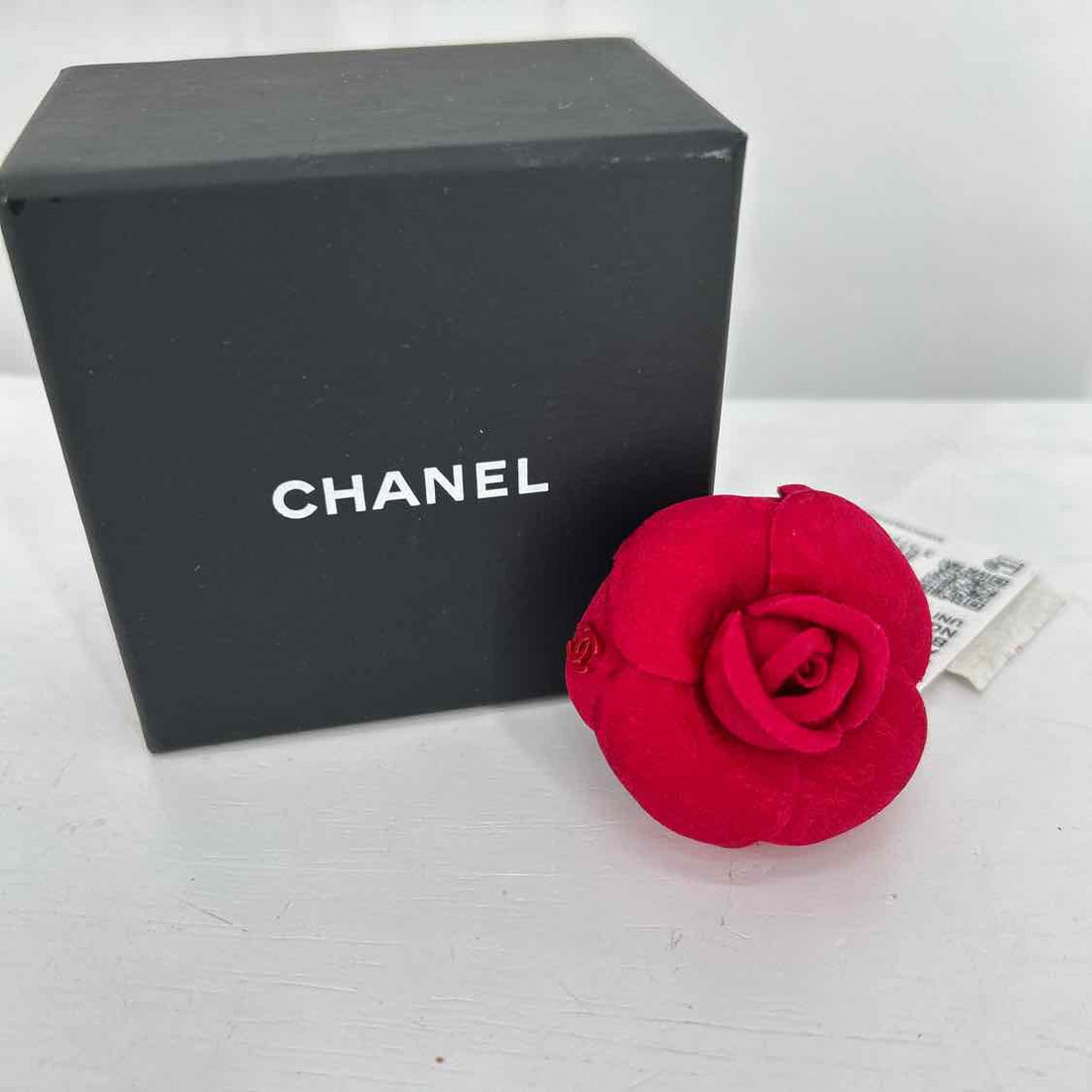 Chanel Red Rose Brooch NWT LUXURY