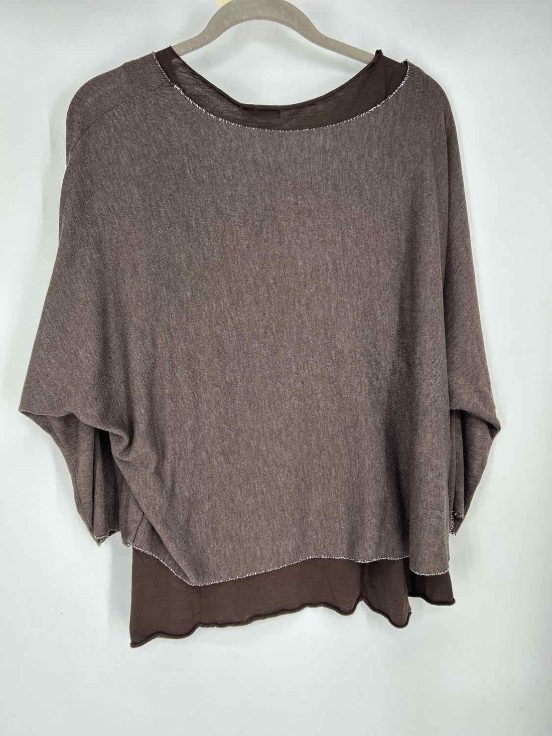 Made in Italy Size One Size Brown Long Sleeve