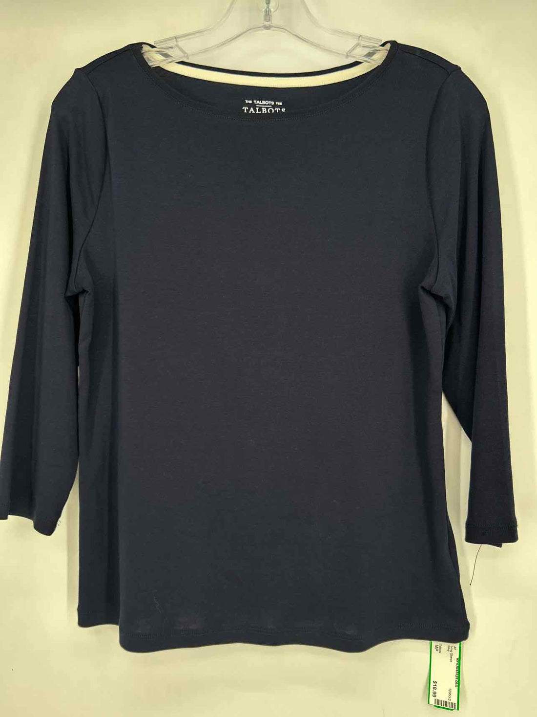 Talbots Size MP Navy Long Sleeve