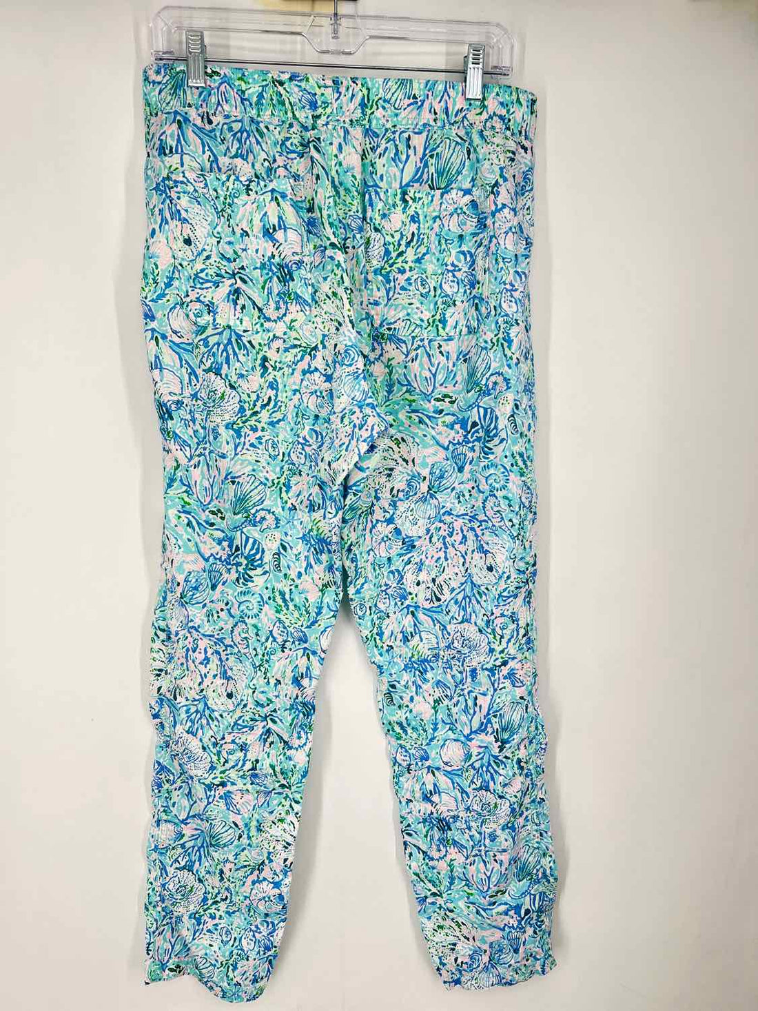 Lilly Pulitzer M Blue Print 100% Linen Lilly Pulitzer Pants