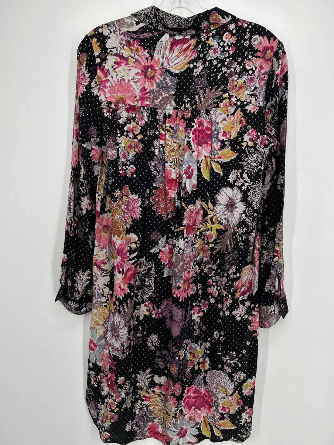 Maeve Size S Black Floral Dress