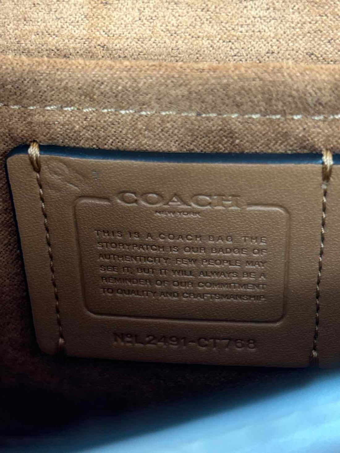 Coach Taupe Leather New Shoulder