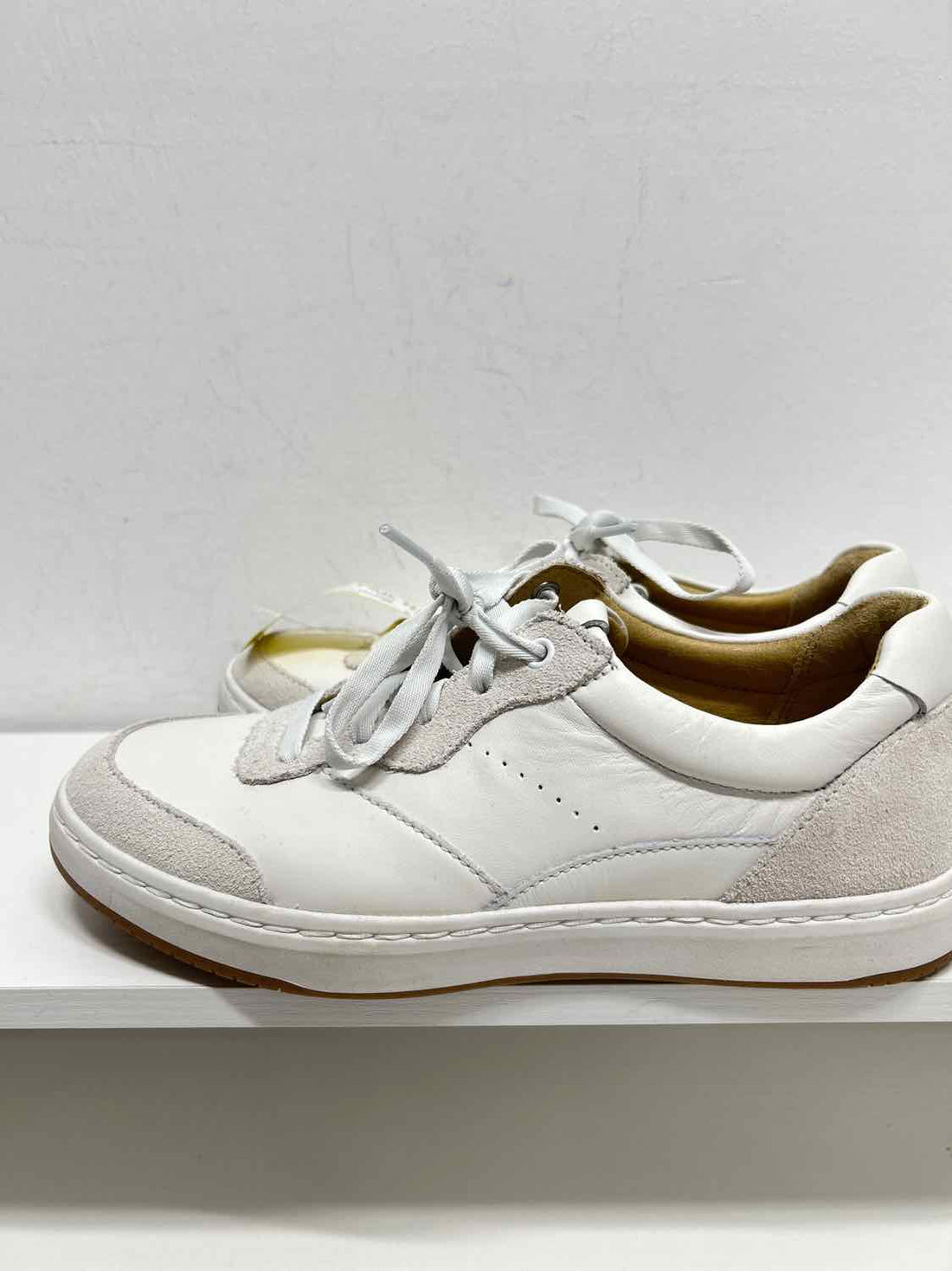 Dansko Women Size 37 (6.5-7) White Like New Leather Sneakers
