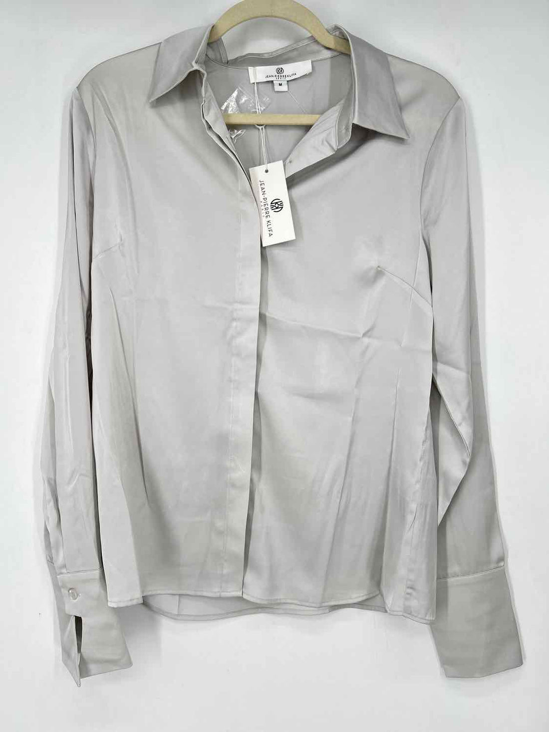 Jean-Pierre Klifa Size M Silver NWT Long Sleeve