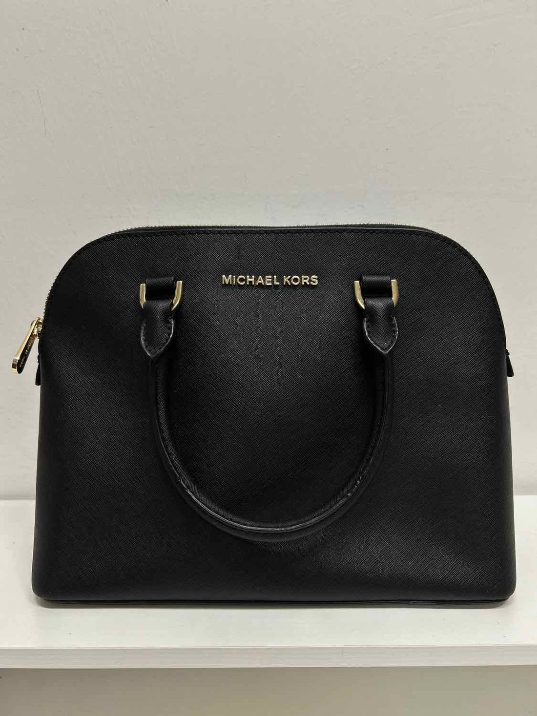 Michael Kors Black Saffiano Leather Pre Owned Satchel