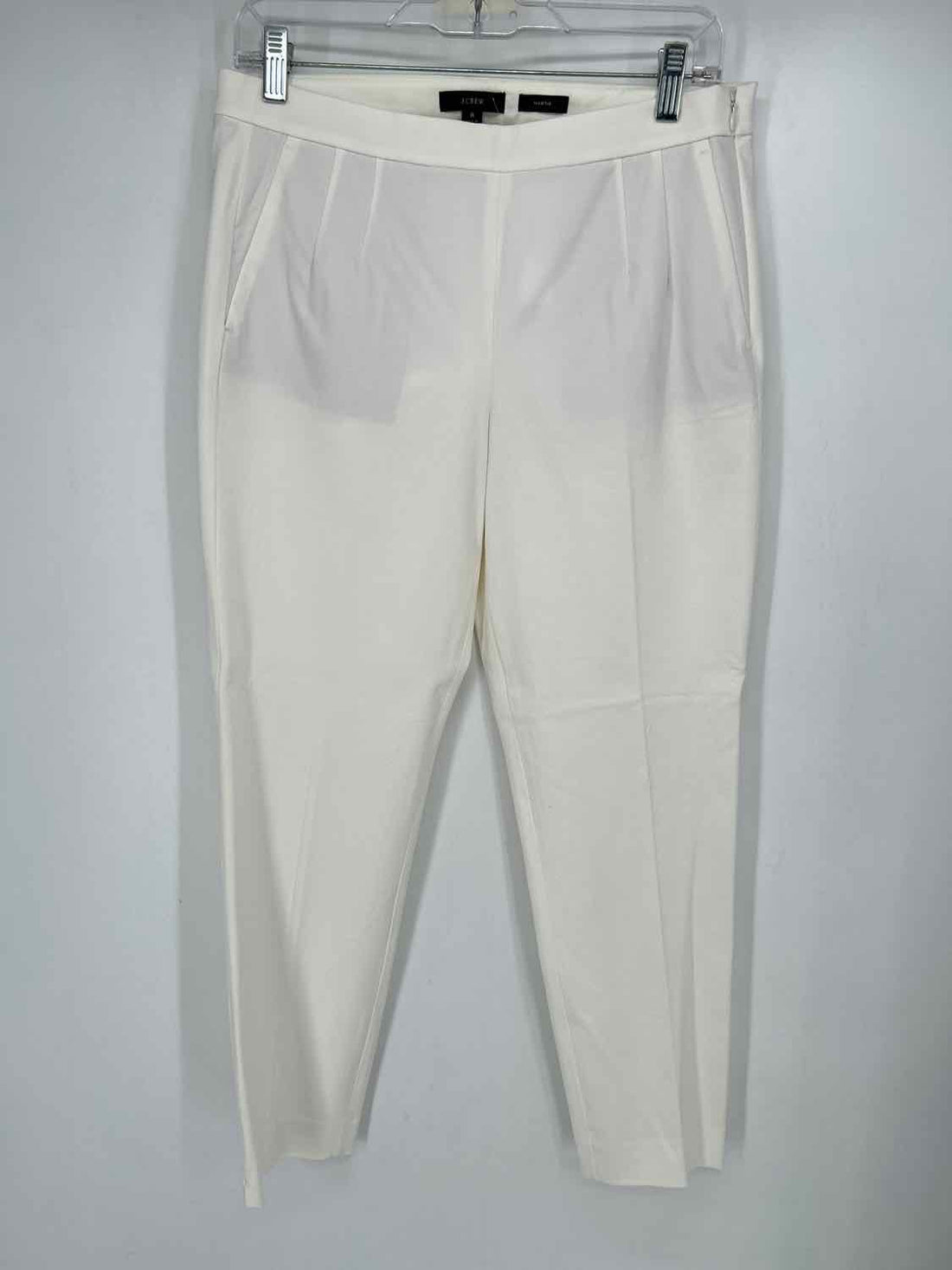J Crew Size 8 White NWT Pants
