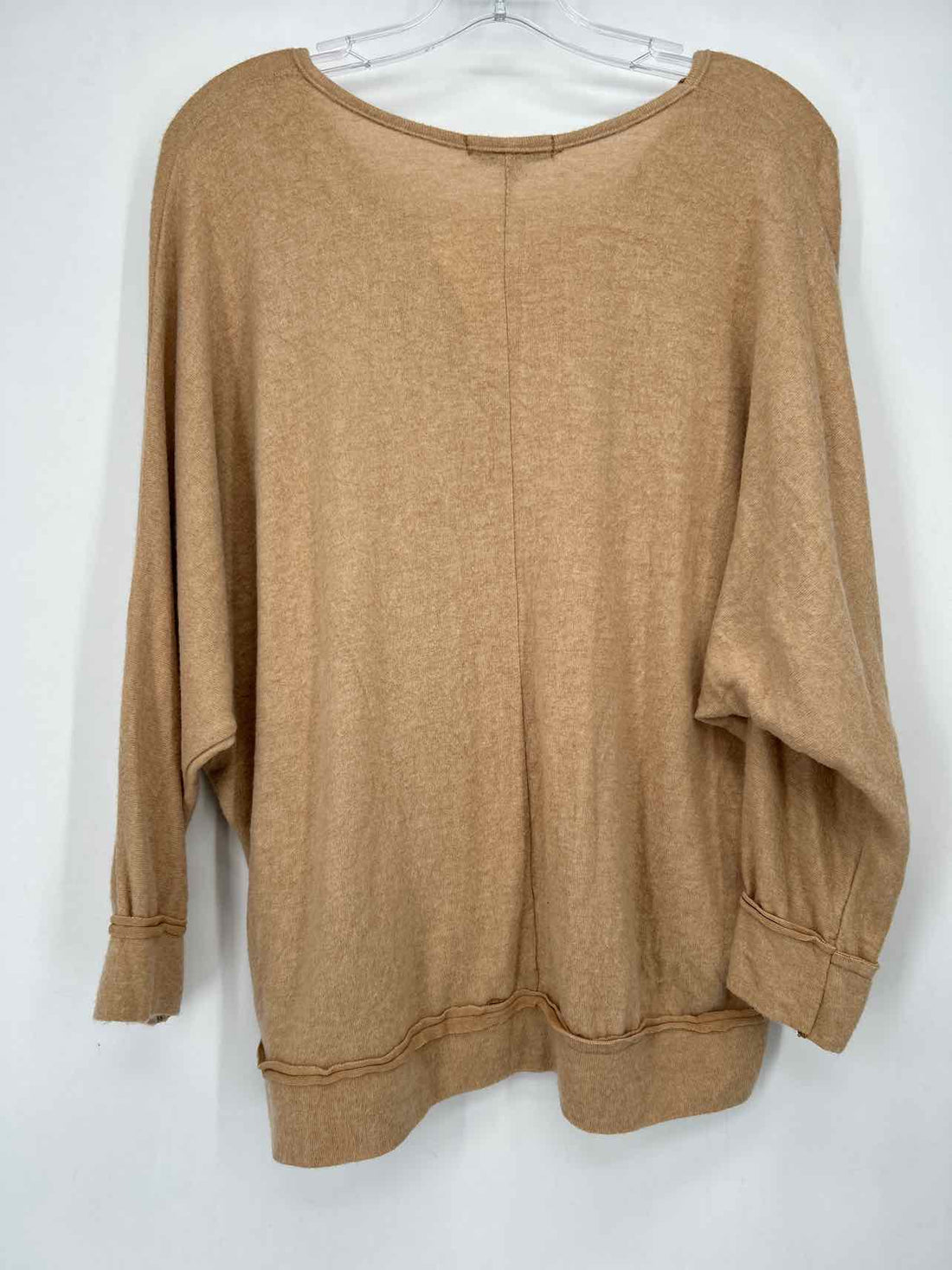 Tempo Paris Size S/M Tan Long Sleeve