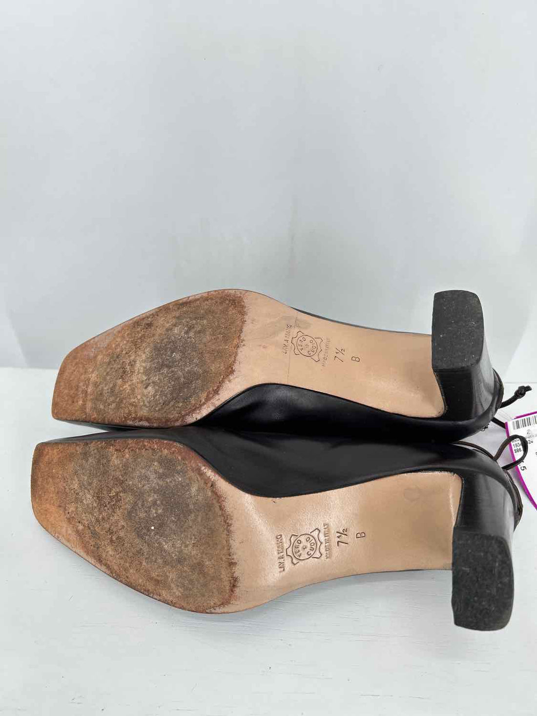 Bottega Veneta Women Size 7.5 Dark Brown Square Toe Lace Up Back Ankle Boot