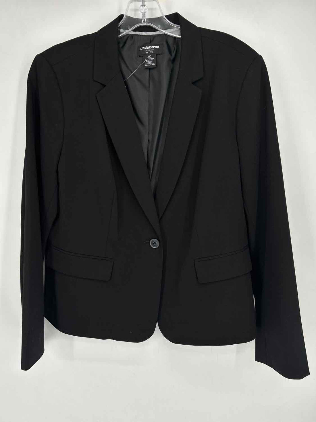 Liz Claiborne Size 16P Black Blazer