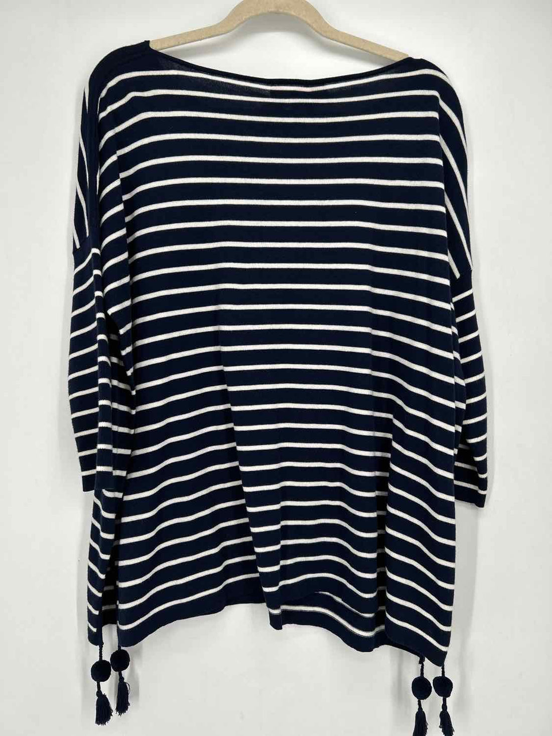 Lilly Pulitzer M Navy & White Striped Lilly Pulitzer Sweater