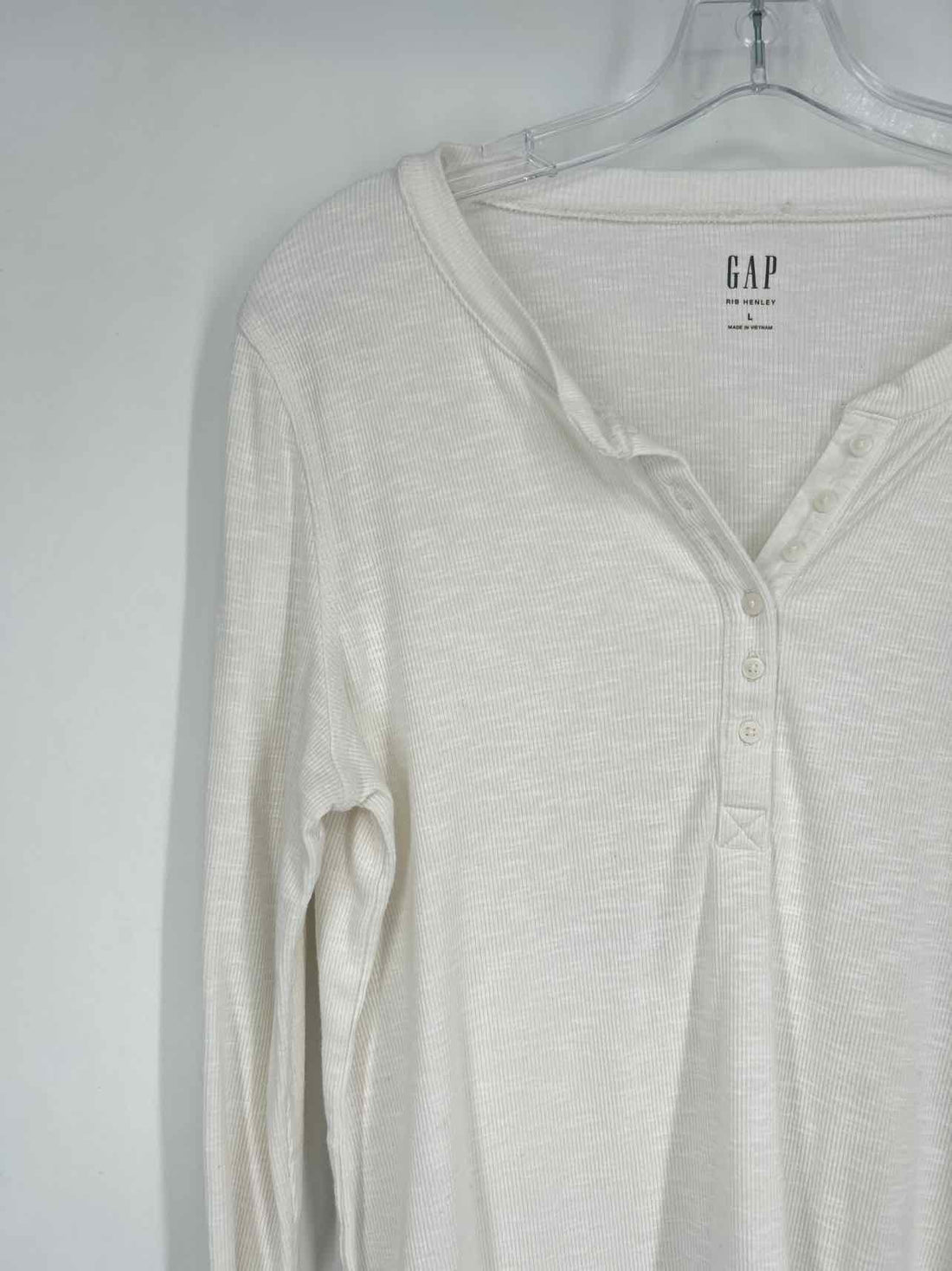 Gap Size L White Long Sleeve