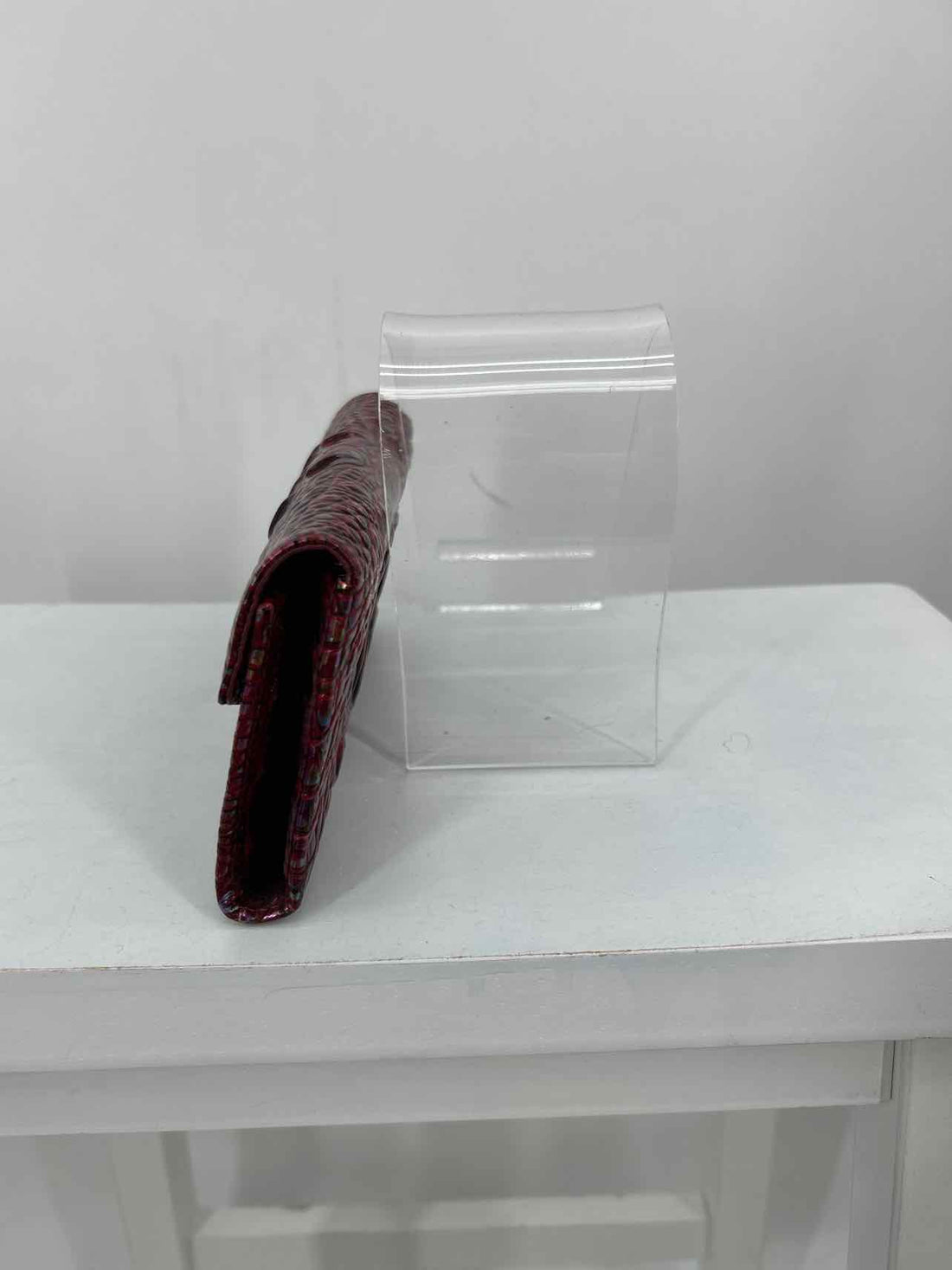 Brahmin Red Embossed Croc Wallet