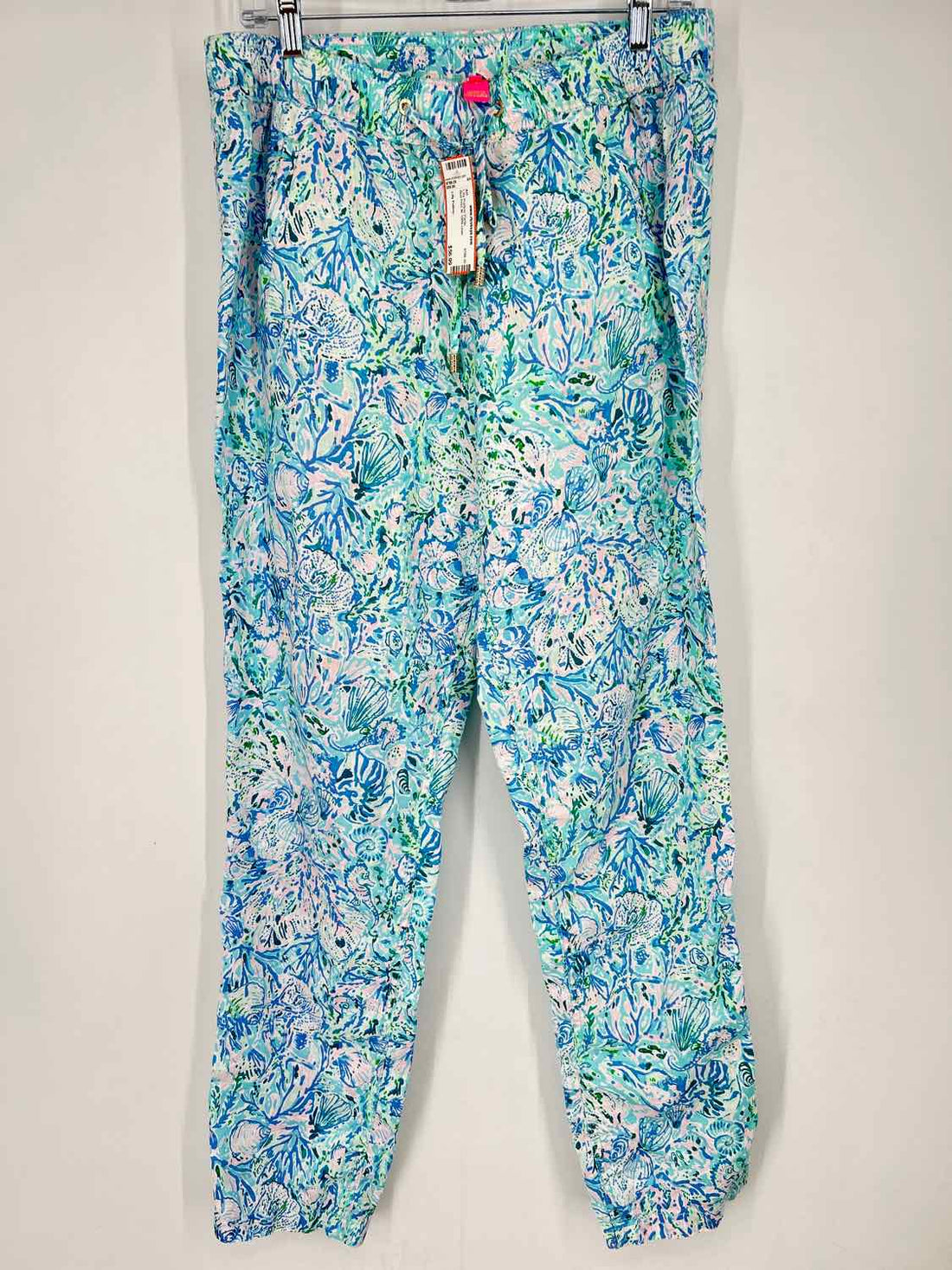 Lilly Pulitzer M Blue Print 100% Linen Lilly Pulitzer Pants