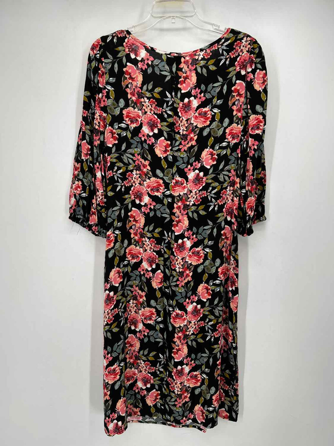 Connected Size 10 Black Floral NWT Dress