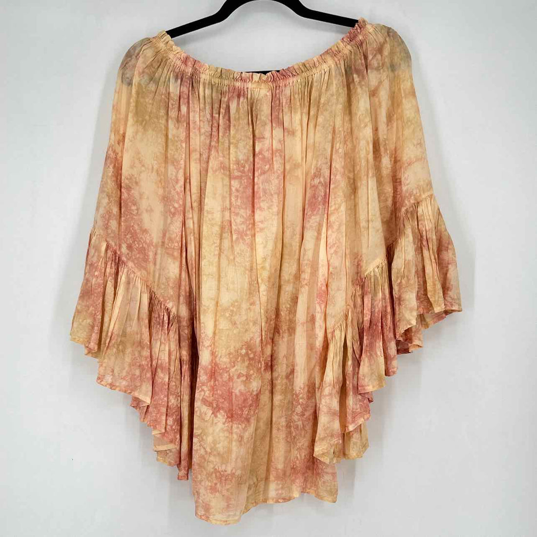 Elan Size One Size Peach Tie Dye NWT Long Sleeve