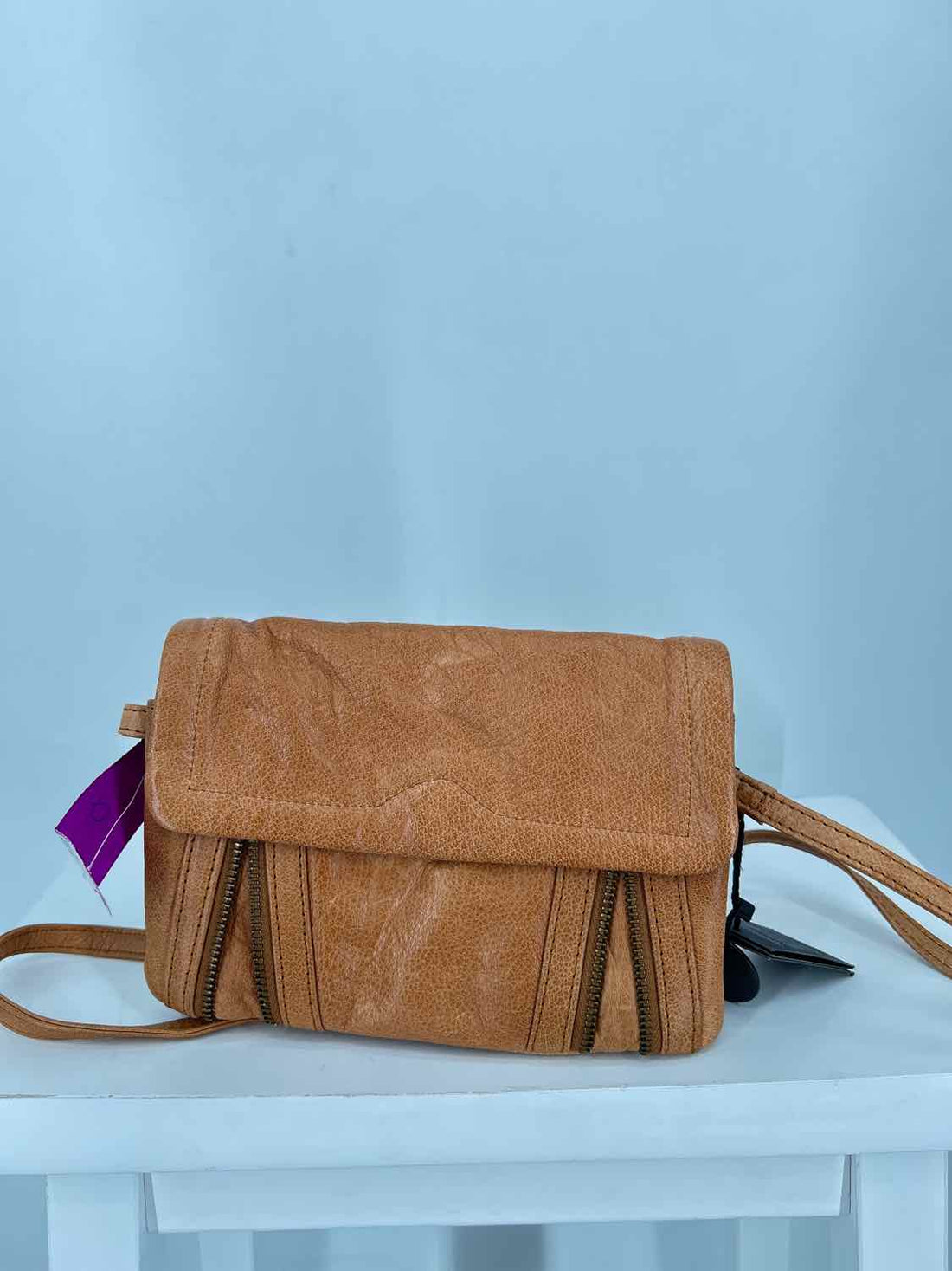 Day & Mood Brown Genuine Leather NWT Crossbody