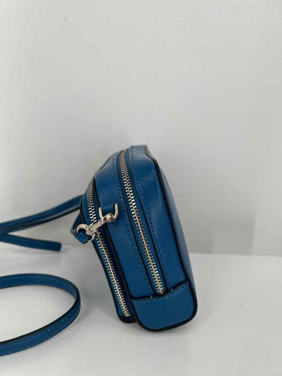 Kate Spade Blue Saffiano Leather Crossbody