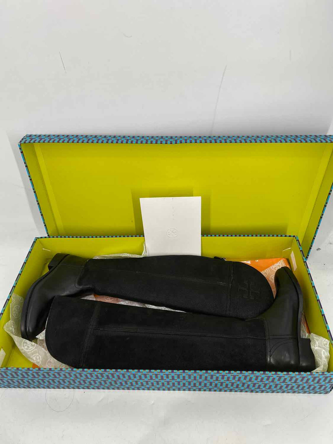 Tory Burch Women Size 7.5 Black Simone Over The Knee Boot