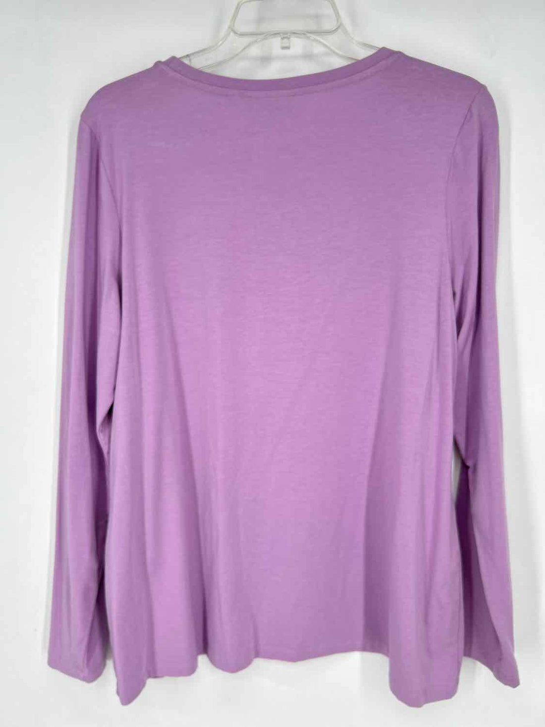Chicos Size 2 (L) Lavender Long Sleeve