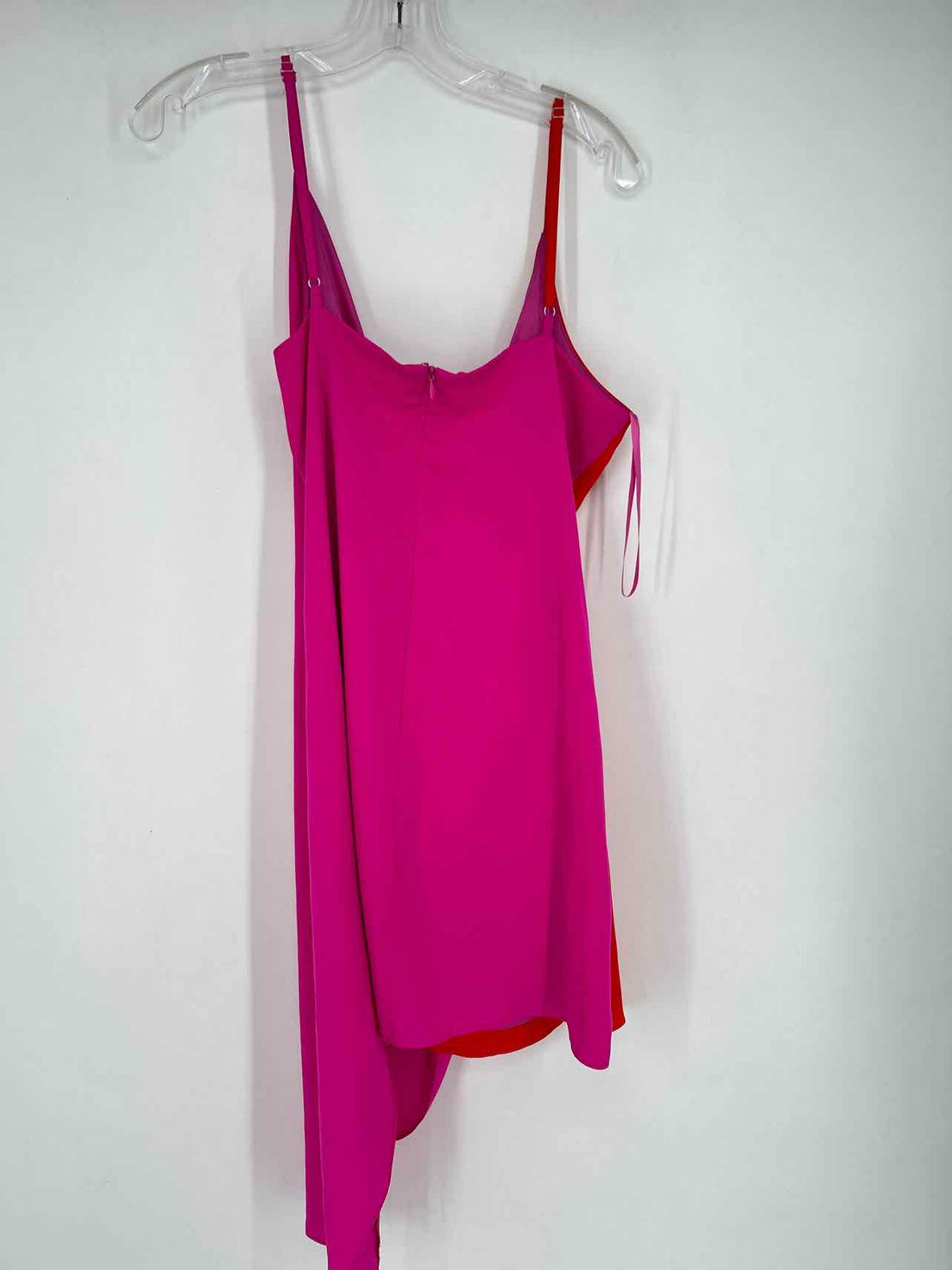TCEC Size L Magenta & Red Sleeveless Dress