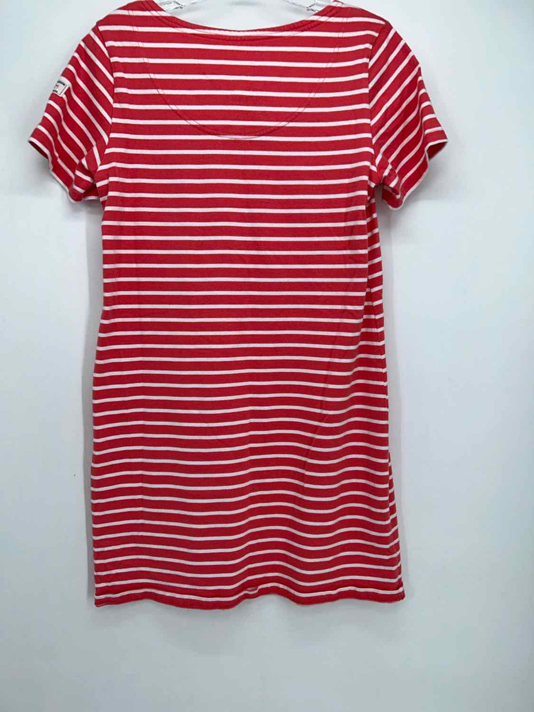 Joules Size 10 Pink & White Striped Dress