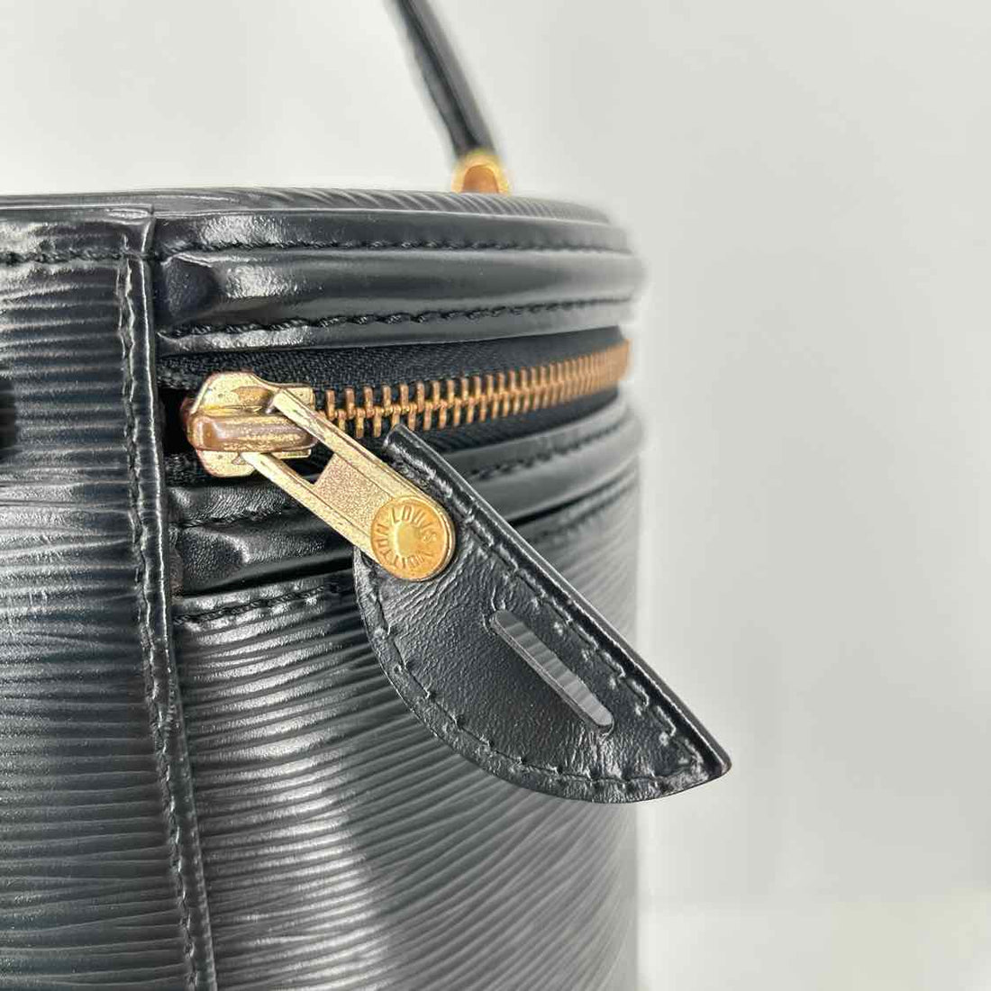 Louis Vuitton Black Epi Leather Cannes Handbag LUXURY