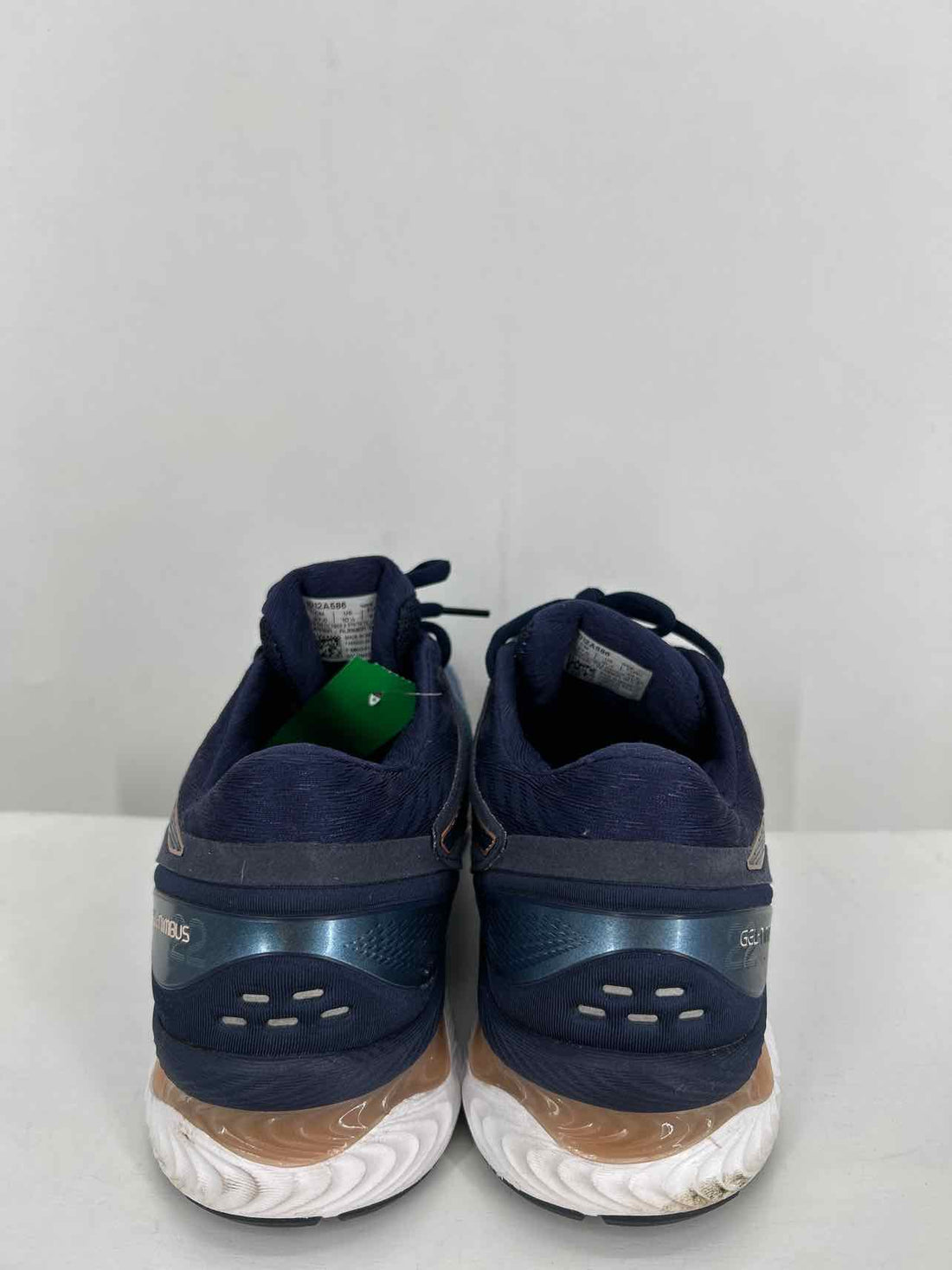 Asics Women Size 10.5 Navy Print Sneakers