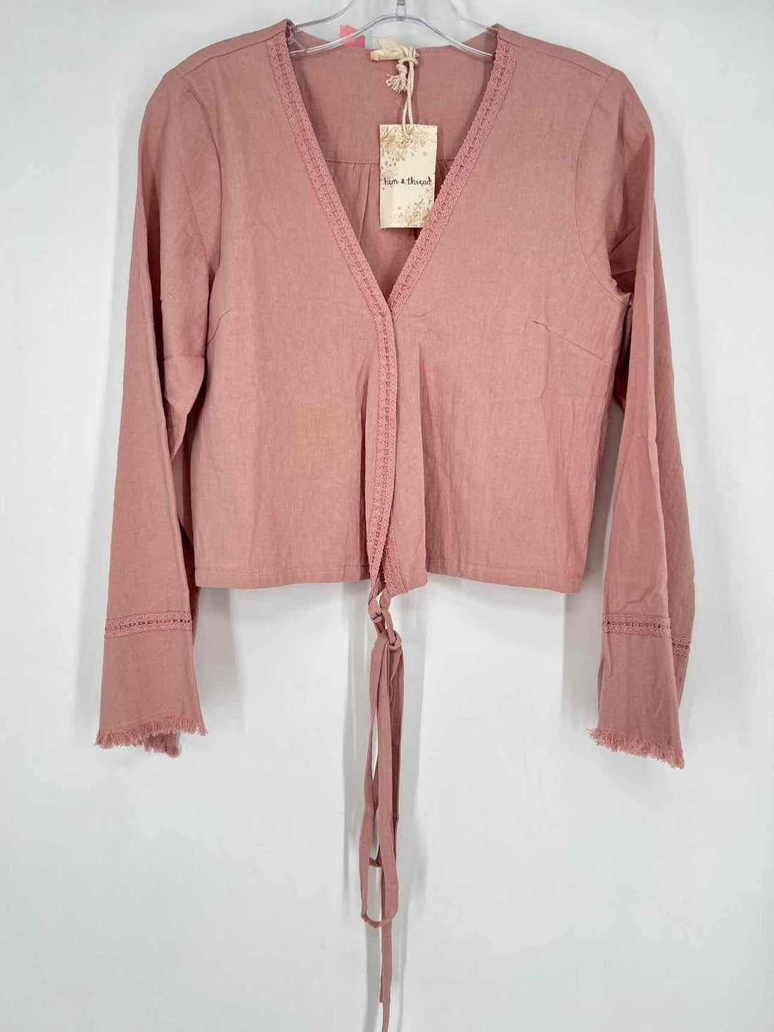 Hem & Thread Size S Pink NWT Long Sleeve