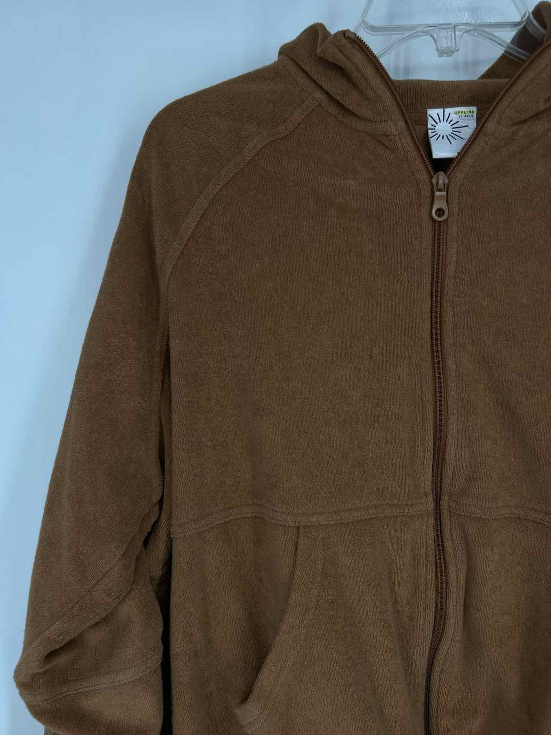 Offline By Aerie Size S Brown Terry Active Jacket