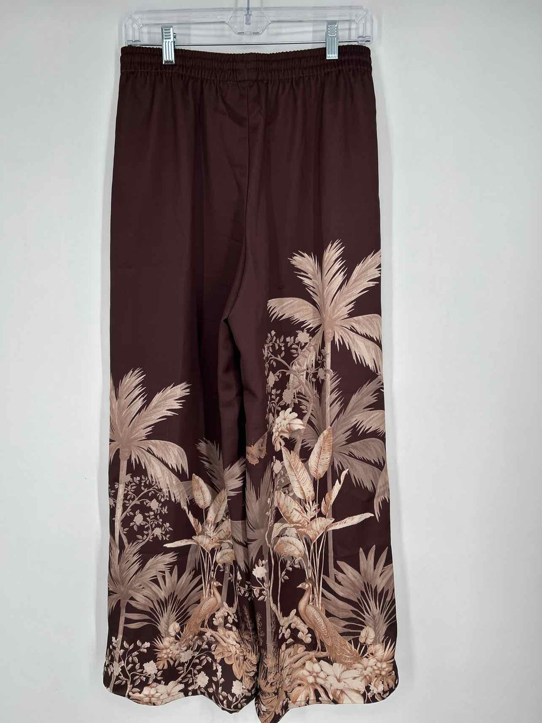 Rachel Zoe Size S Brown Floral Pants