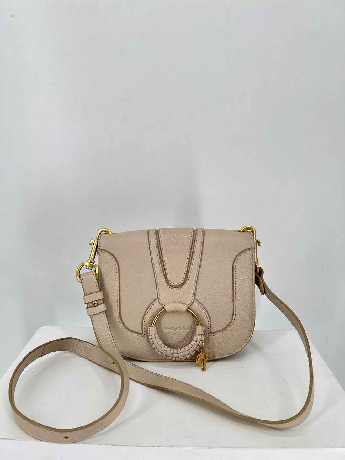 See By Chloe Beige Leather Pre Owned Crossbody