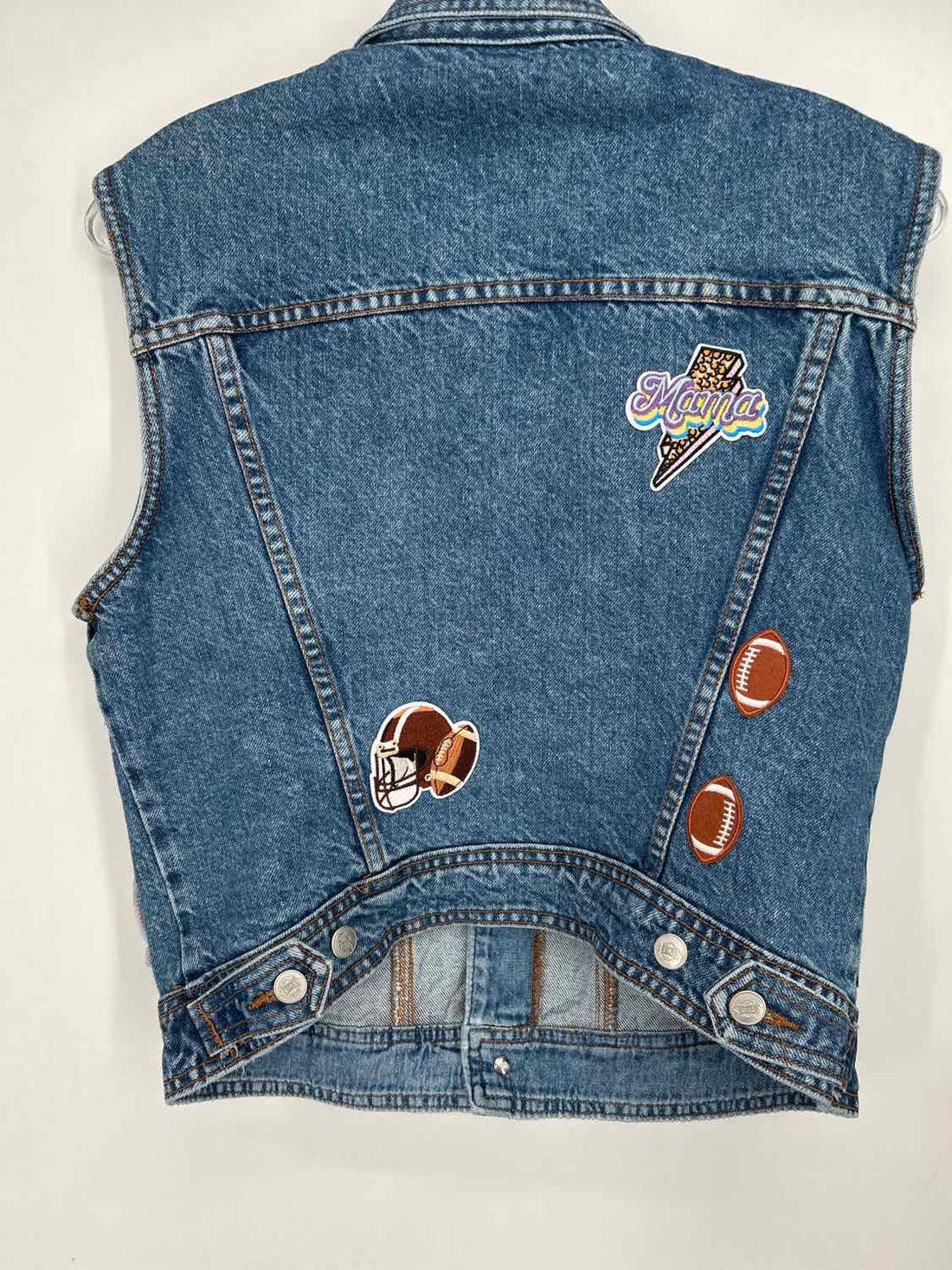 Bongo Size L Denim Custom Made Vest