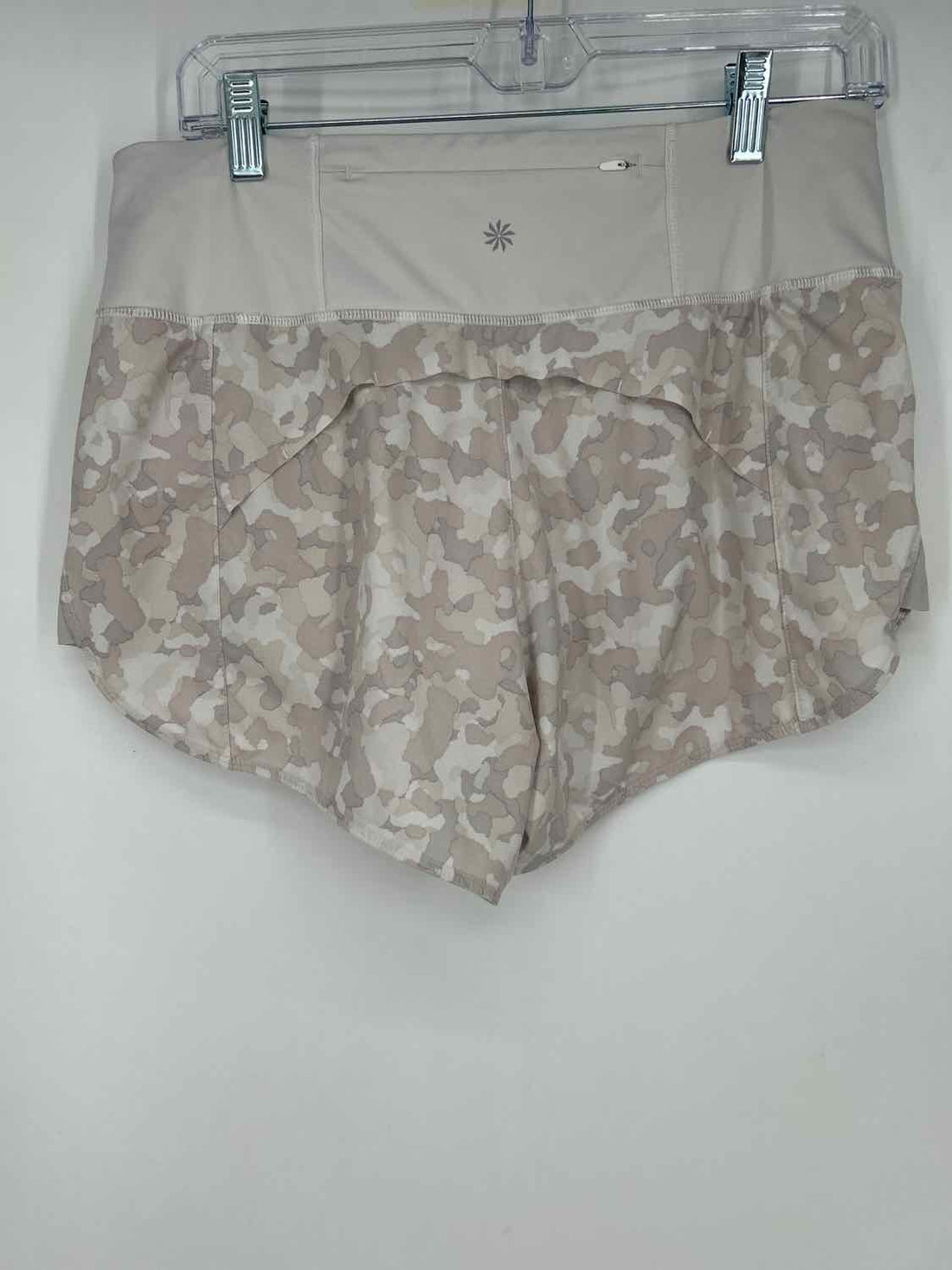 Athleta Size S Beige Camo Active Shorts