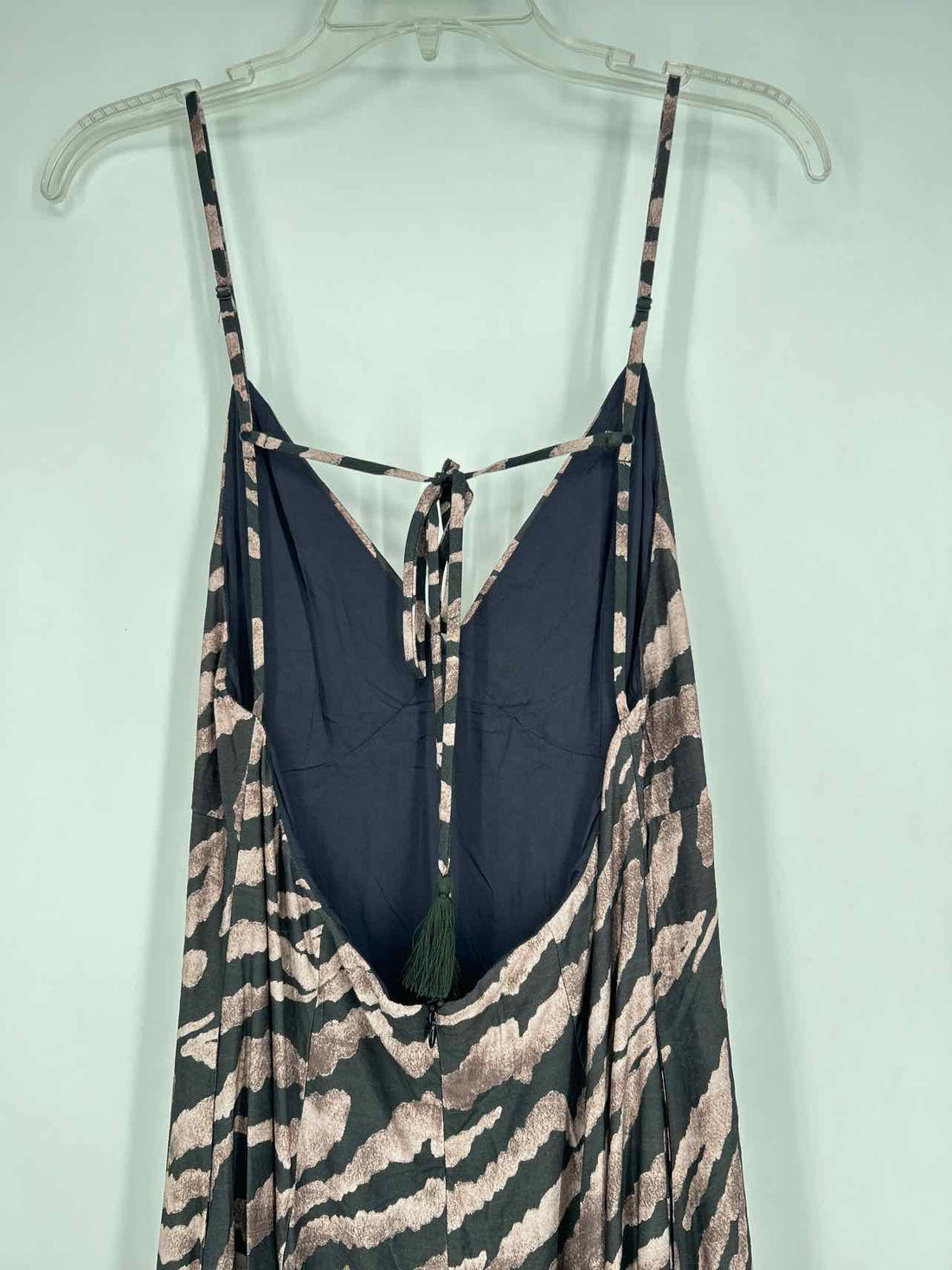 Illa Illa Size M Dark Gray Print Maxi