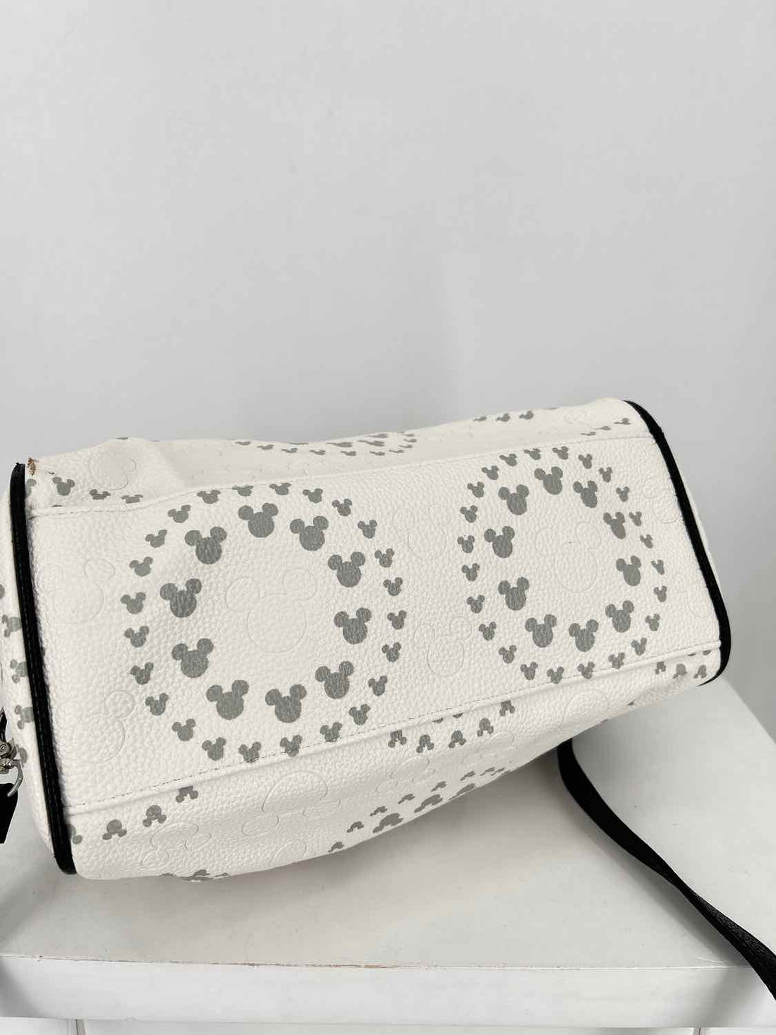 Disney White & Gray Palm Satchel