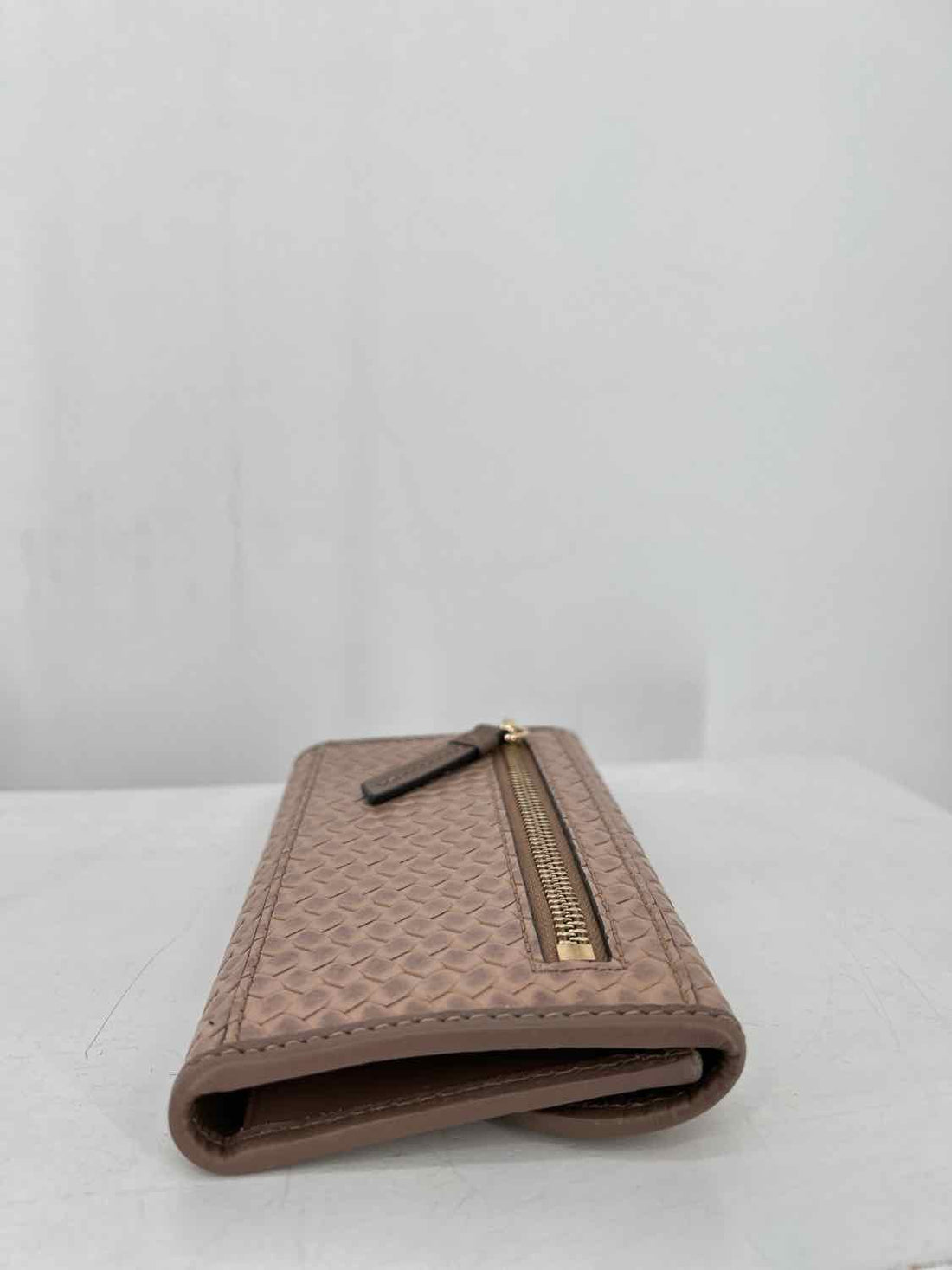 Dooney & Bourke Dusty Blush Camden Woven Leather Wallet