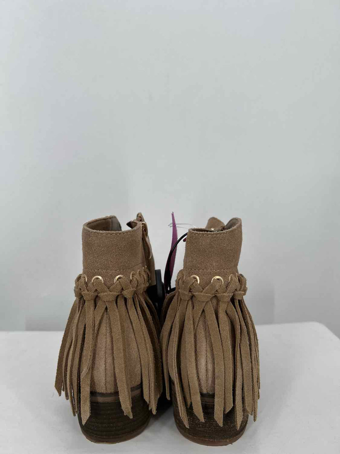 Michael Shannon Women Size 9.5 Tan Genuine Leather Ankle Boot