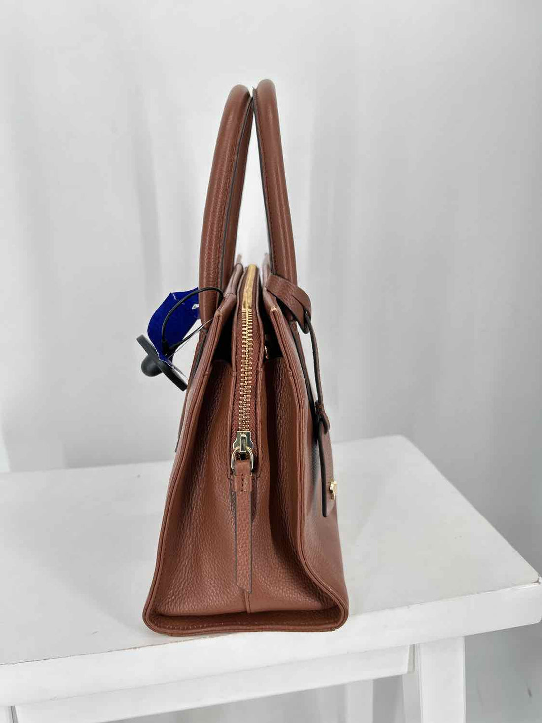 Radley London Brown Pebbled Leather Satchel