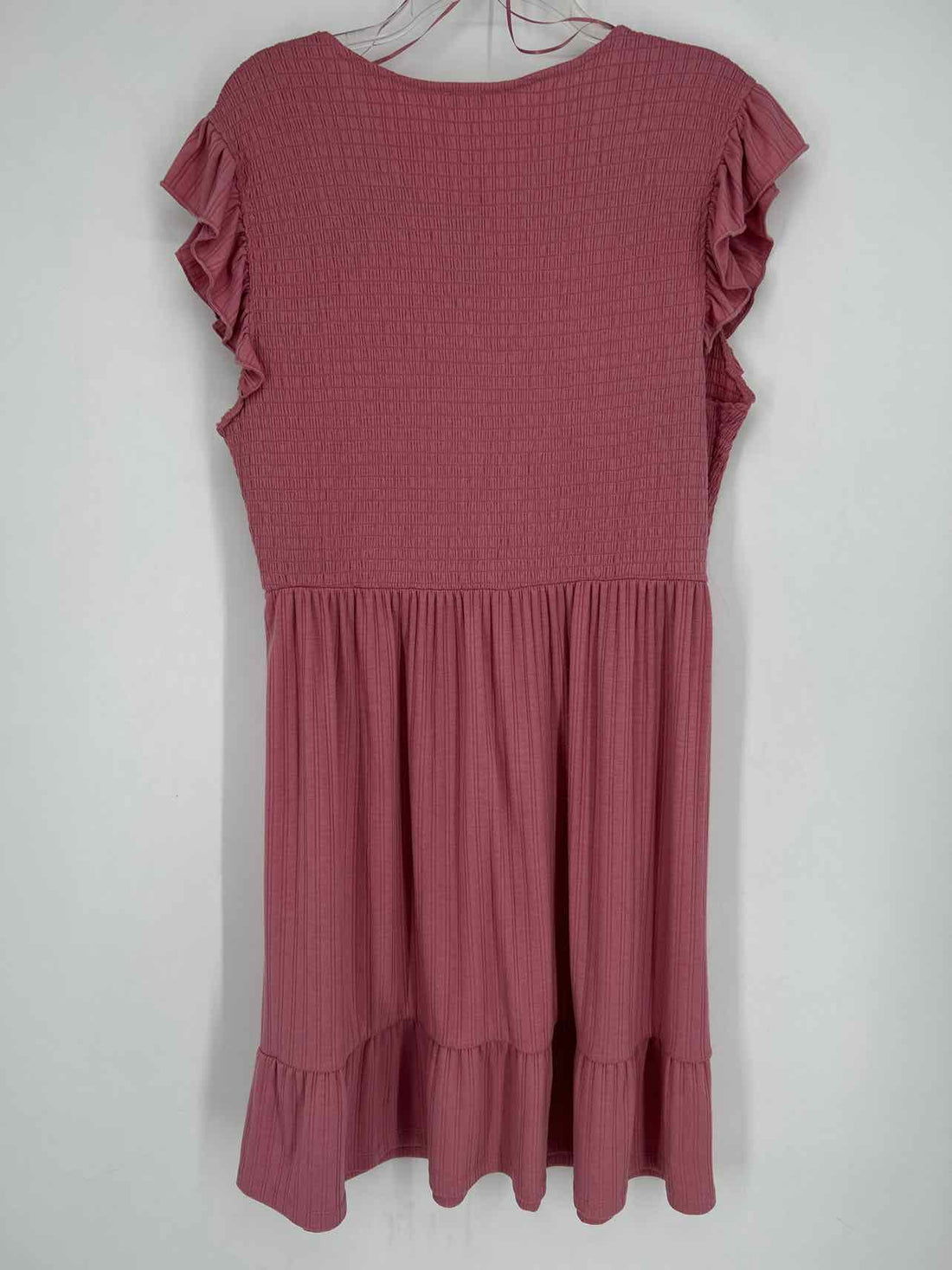 Lucky Brand Size XXL Dusty Rose Short Sleeve Dress