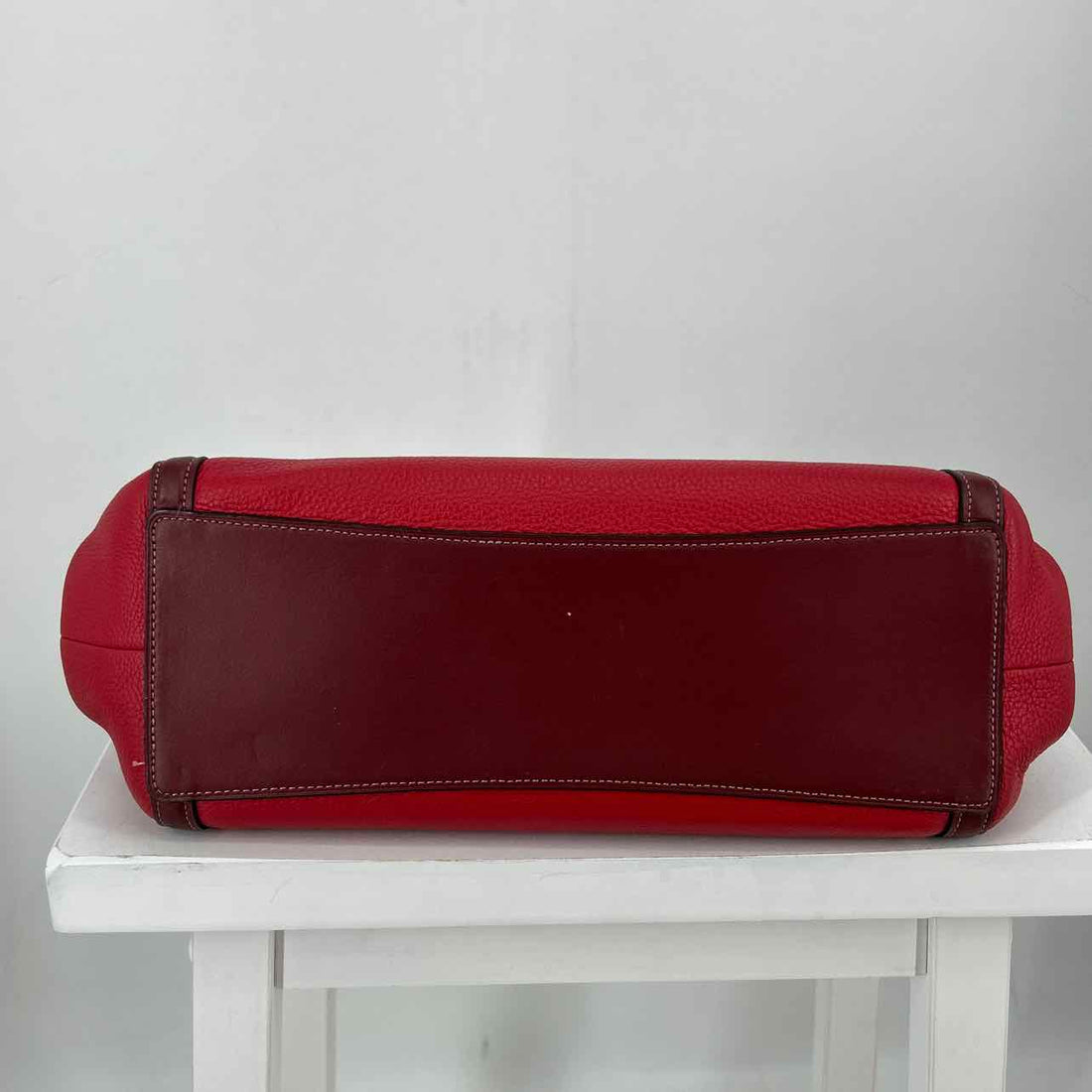 Coach Red Leather Excellent Condition Tote