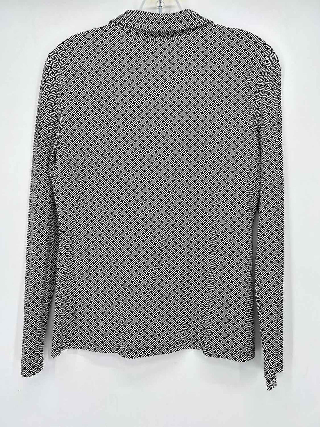 J McLaughlin Size S Black & White Print Long Sleeve