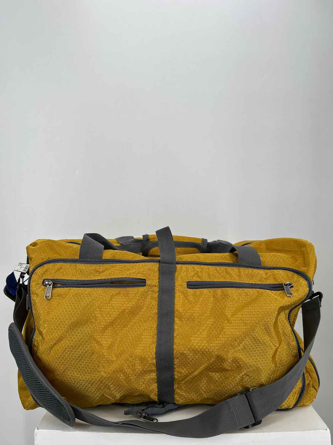 Gonex Mustard Nylon Pre Owned Duffel
