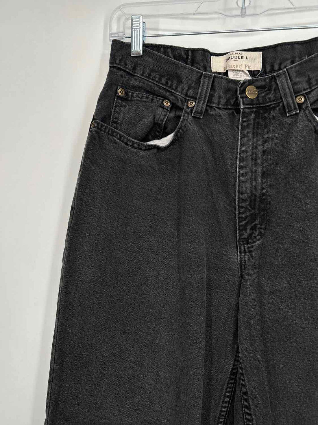 L L Bean Size 10 Charcoal Jeans